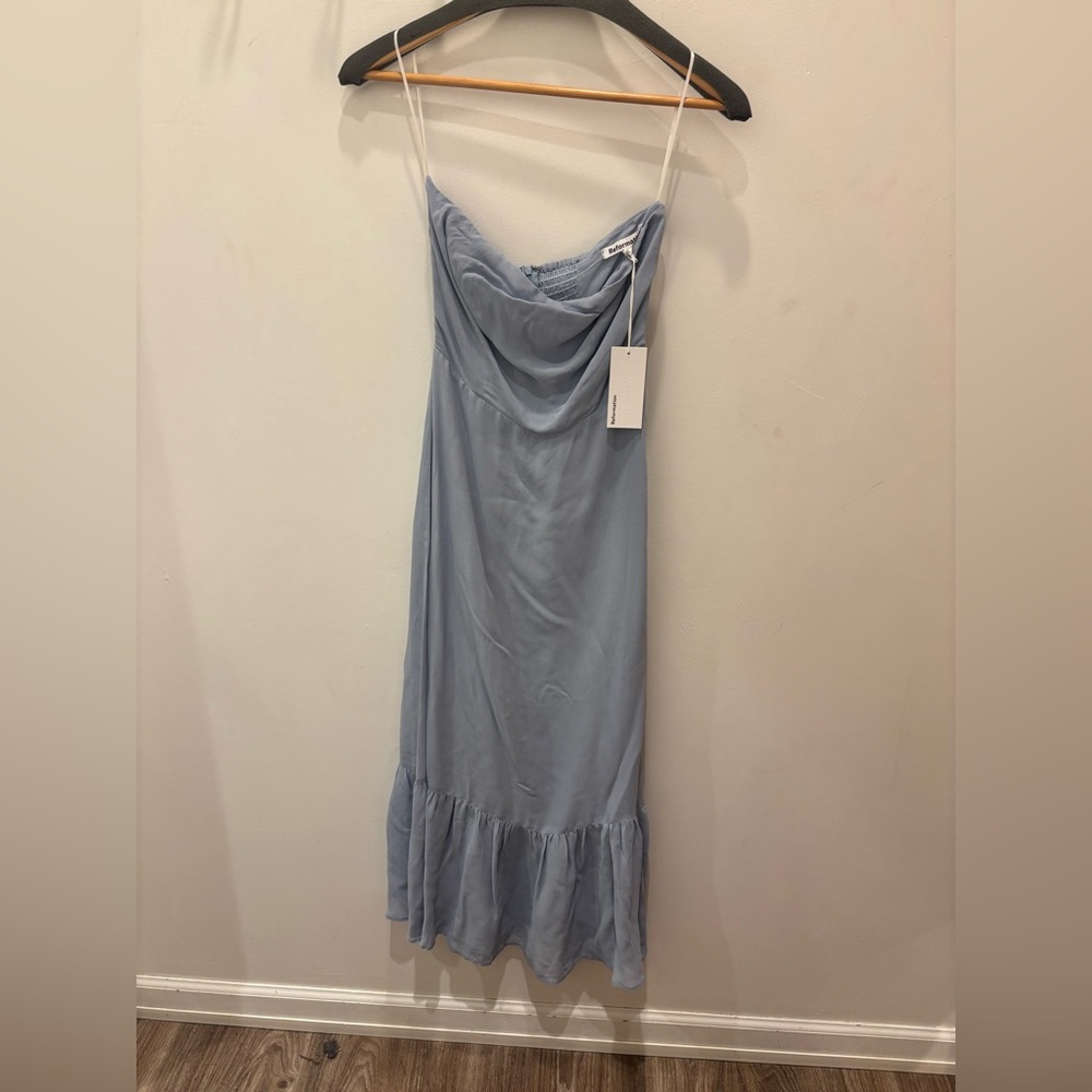 Reformation Light Blue Midi Dress